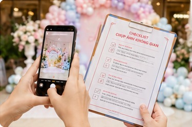 Checklist chụp ảnh không gian