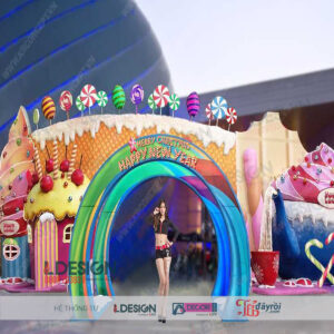 Cổng Chào Kẹo Ngọt Noel