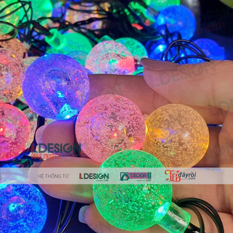 Đèn LED dây bóng tròn bọt khí - Ảnh 6