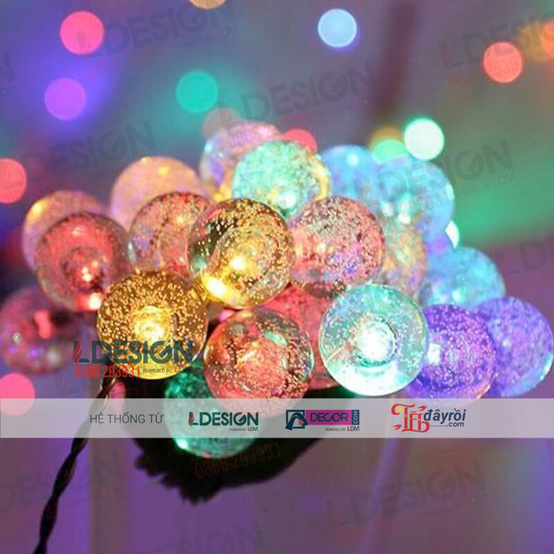 Đèn LED dây bóng tròn bọt khí - Ảnh 8