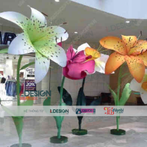 Hoa mút xốp dùng trang trí trong nhà TTTM, Shop, Siêu thị