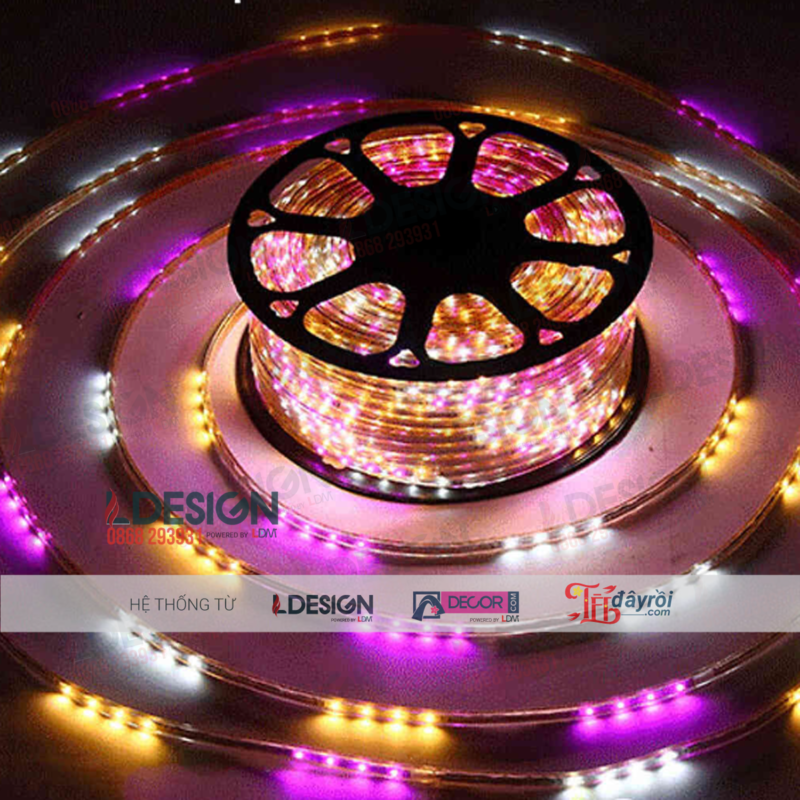 Đèn LED dây (cuộn) nhiều màu dài 50m - Ảnh 2