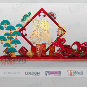 Background Đỏ LDecor: Nâng Tầm Không Gian Ngày Tết
