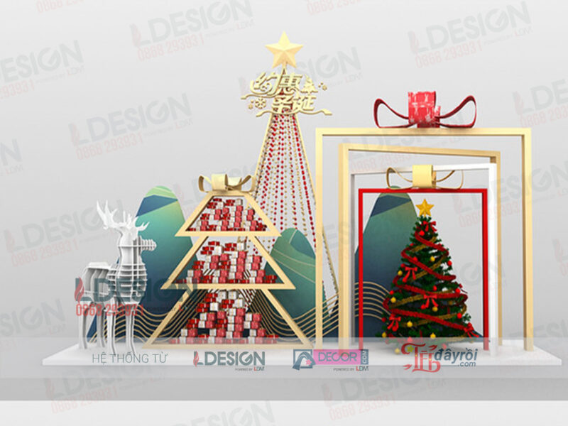 "Khám Phá Bộ Sưu Tập Trang Trí Noel: Hộp Quà, Cây Thông và Tuần Lộc từ LDecor" - Ảnh 3