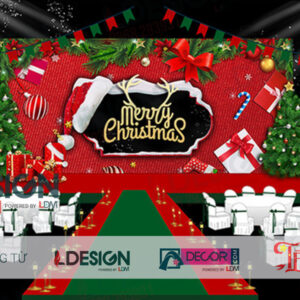 Giáng Sinh Rực RỞ: Kết Hợp Màu Đỏ và Xanh Lá Cây Trong Trang Trí Noel của LDecor