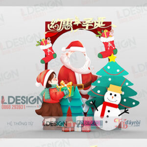 Khung Hình Ông Già Noel và Phép Màu Giáng Sinh từ LDecor