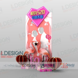 Khám Phá Không Gian Yêu Thương: Background LDecor với Cặp Đôi và Chữ LOVE