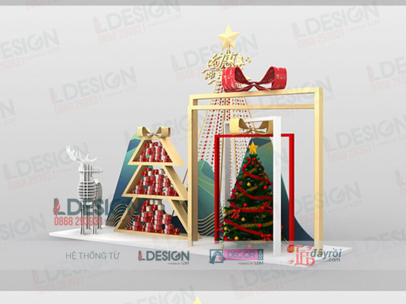 "Khám Phá Bộ Sưu Tập Trang Trí Noel: Hộp Quà, Cây Thông và Tuần Lộc từ LDecor" - Ảnh 2