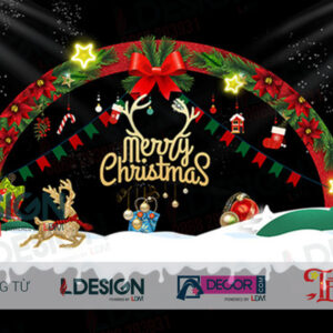 Giáng Sinh Rực RỞ: Kết Hợp Màu Đỏ và Xanh Lá Cây Trong Trang Trí Noel của LDecor