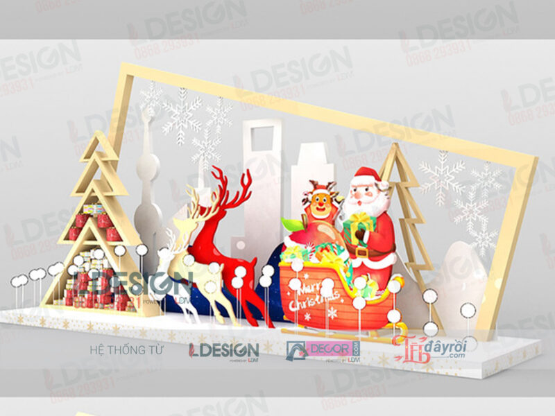 "Khám Phá Bộ Sưu Tập Trang Trí Noel: Hộp Quà, Cây Thông và Tuần Lộc từ LDecor" - Ảnh 2