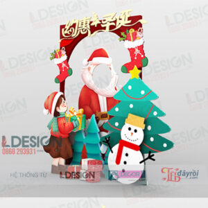 Khung Hình Ông Già Noel và Phép Màu Giáng Sinh từ LDecor