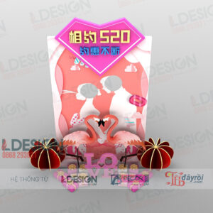 Khám Phá Không Gian Yêu Thương: Background LDecor với Cặp Đôi và Chữ LOVE