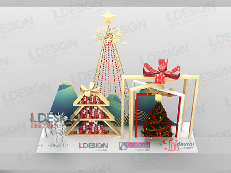 "Khám Phá Bộ Sưu Tập Trang Trí Noel: Hộp Quà, Cây Thông và Tuần Lộc từ LDecor"
