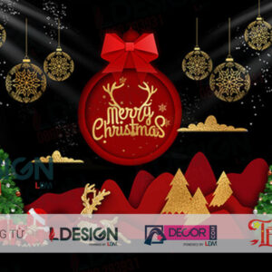 Giáng Sinh Rực RỞ: Kết Hợp Màu Đỏ và Xanh Lá Cây Trong Trang Trí Noel của LDecor
