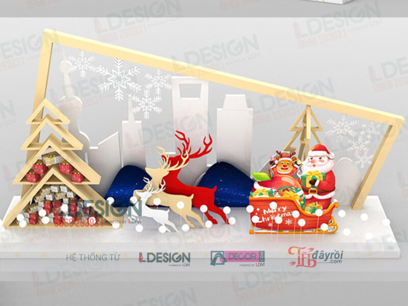 "Khám Phá Bộ Sưu Tập Trang Trí Noel: Hộp Quà, Cây Thông và Tuần Lộc từ LDecor" - Ảnh 3