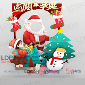 Khung Hình Ông Già Noel và Phép Màu Giáng Sinh từ LDecor