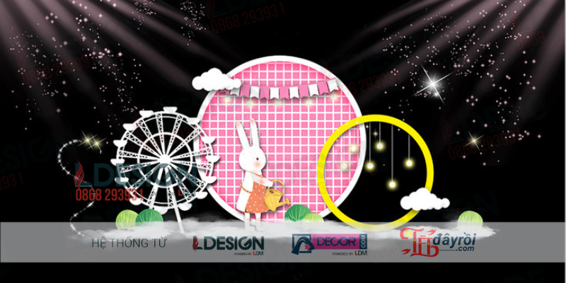 Trang Trí Tiệc Sinh Nhật Bé Gái – Dễ Thương Như Cổ Tích - Ảnh 3