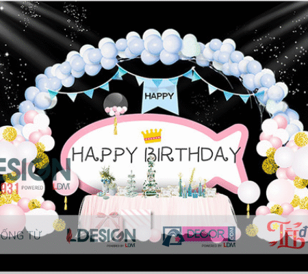 Trang Trí Sinh Nhật Chủ Đề Mèo Con Dễ Thương Cho Bé