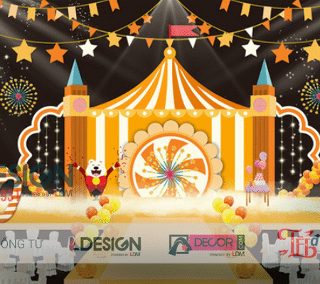 Sinh Nhật Chủ Đề Rạp Xiếc Vui Nhộn