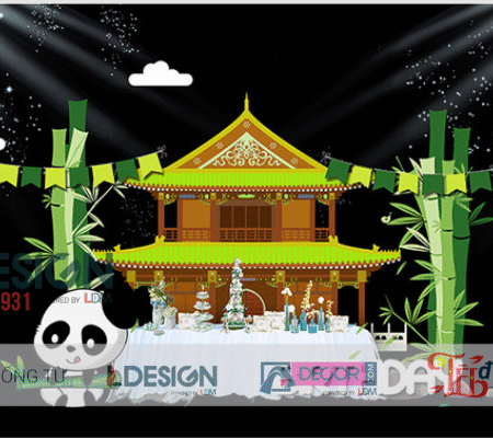 Trang Trí Sinh Nhật Chủ Đề Gấu Trúc – Không Gian Tre Xanh Độc Đáo Cho Bé