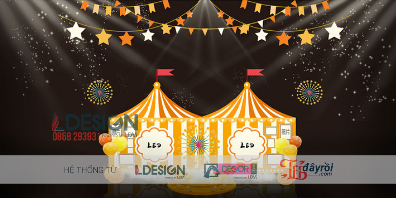 Sinh Nhật Chủ Đề Rạp Xiếc Vui Nhộn - Ảnh 2