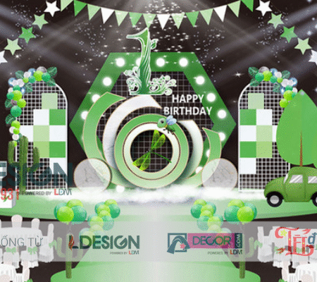 Không Gian Sinh Nhật Chủ Đề Xe Hơi Độc Đáo