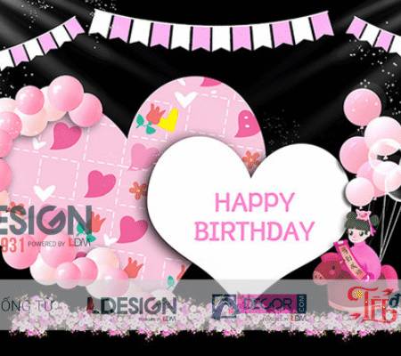 Trang Trí Sinh Nhật Bé Gái – Không Gian Hồng Ngọt Ngào Dành Cho Công Chúa Nhỏ