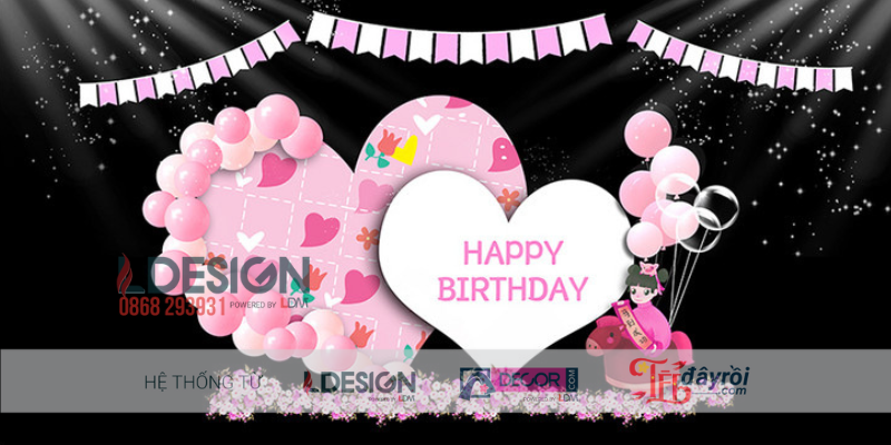 Trang Trí Sinh Nhật Bé Gái – Không Gian Hồng Ngọt Ngào Dành Cho Công Chúa Nhỏ