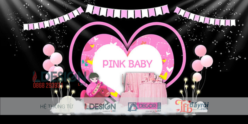 Trang Trí Sinh Nhật Bé Gái – Không Gian Hồng Ngọt Ngào Dành Cho Công Chúa Nhỏ - Ảnh 3