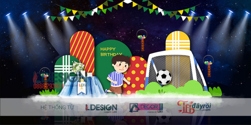 Sinh Nhật Bé Trai Chủ Đề Bóng Đá – Bữa Tiệc Rực Rỡ Cho Những “Cầu Thủ Nhí” - Ảnh 3