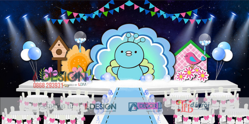 Trang Trí Sinh Nhật Chủ Đề Ong Xinh – Không Gian Ngọt Ngào Dành Cho Bé