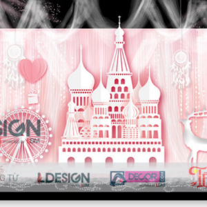 Trang Trí Sự Kiện Chủ Đề Lâu Đài Công Chúa – Không Gian Pink Luxury Đẳng Cấp