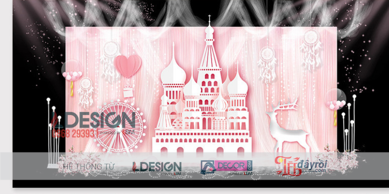 Trang Trí Sự Kiện Chủ Đề Lâu Đài Công Chúa – Không Gian Pink Luxury Đẳng Cấp - Ảnh 3